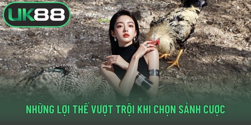 Những lợi thế vượt trội khi chọn sảnh cược